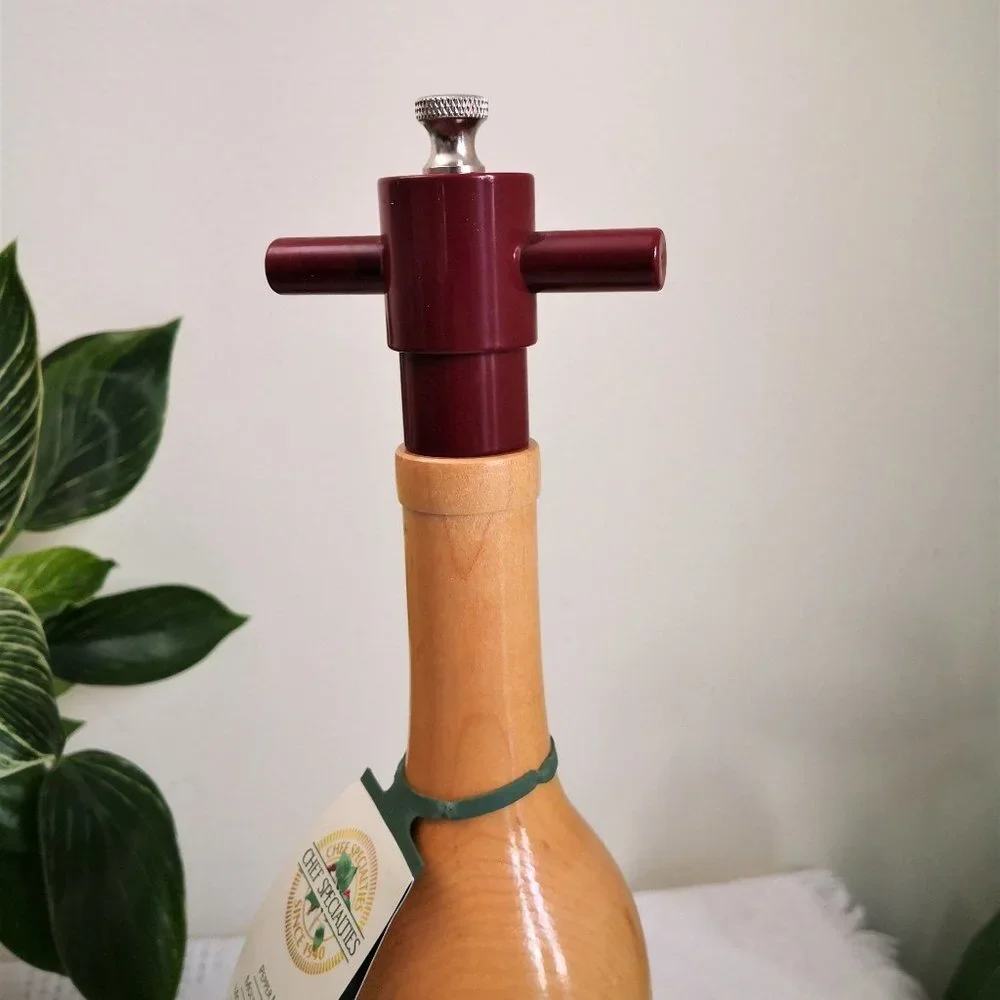 Chef‎ Specialties Wine Bottle Pepper Mill, Laser Engraved 15